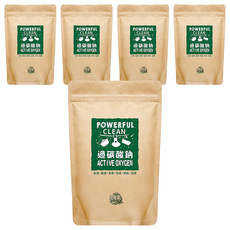 加倍潔 過碳酸鈉去污粉 600g, 有效去除頑固污漬, 輕鬆去除油污, 5包