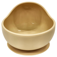 NS 矽膠吸盤蝸牛碗 Set 3, 350ML, 象牙米色, 3個