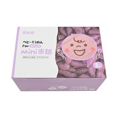 農純鄉 mini米麵 無鹽紫薯 6個月以上 8包, 320g, 1盒