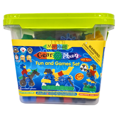 Morphun 莫爾芬 Gearphun 創意積木 186p Fun and Games Set, 創意遊戲, 1組