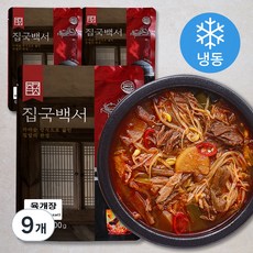 집국백서 가마솥 수제 육개장 (냉동), 500g, 9개