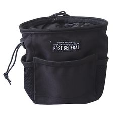 POST GENERAL 懸掛式圓筒收納袋 - 黑, 聚酯纖維材質, 尺寸130mmx90mmx160mm, 13 x 9 x 16cm, 黑色