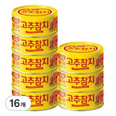 동원참치 고추참치, 85g, 16개