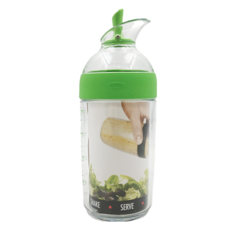 OXO 醬汁搖搖量杯，適用於各式醬汁混合，單手開關方便收納保存, 1個