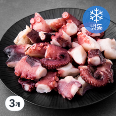 알찬해 남해안 자숙 손질 돌문어 (냉동), 300g, 3개
