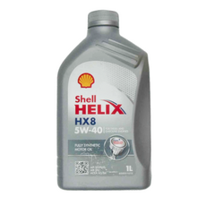 Shell 殼牌 HELIX 機車機油 HX8 5W-40 全合成機油 1L, 1瓶