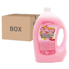 Tamsaa 衣物柔軟精, 防靜電 防皺 防霉去味 3.1L, 4桶