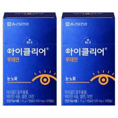 아이클리어 루테인 15g, 30정, 2박스