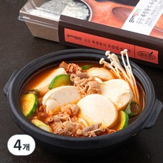 곰곰 북창동식 우삼겹 순두부찌개, 700g, 4개