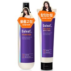 달리프 글램 헤어 픽서 200ml + 컬 크림 150ml 세트, 1세트