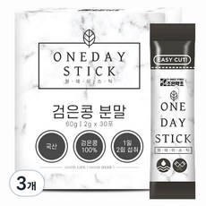 조은약초 검은콩 분말 스틱, 60g, 3개