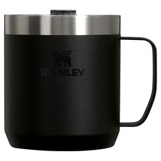 스탠리 클래식 진공 캠프 머그, 블랙 2.0, 354ml, 1개