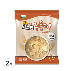 칠갑농산 더욱 고소한 누룽지, 3kg, 2개