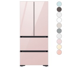[색상선택형] 삼성전자 비스포크 김치플러스 4도어 냉장고 490L 방문설치, RQ49C94W3AP