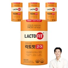 Chong Kun Dang 鍾根堂 LACTO-FIT Core核心益生菌隨身包Plus版 60條入, 120g, 4罐