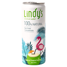 Lindy's 100%原味椰子水310ml，天然無添加，清涼解渴，隨時補充水分, 310ml, 1瓶