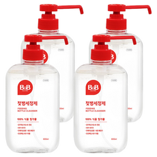 비앤비 젖병세정제 액상형, 600ml, 4개