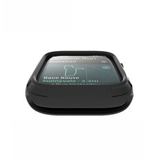 elkson Apple Watch Series 9/8/7 Quattro 2.0 軍規級防水耐震保護殼45mm-神秘黑, 1入