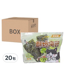 良澔 酥爆海苔, 芥末風味, 20包, 32g