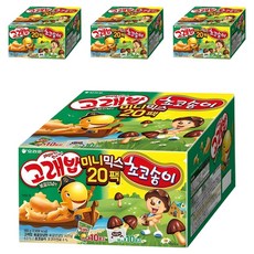 오리온 고래밥 초코송이 미니믹스 과자세트, 고래밥 볶음 양념맛 10p + 초코송이 10p, 4세트