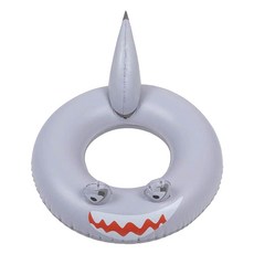 Swim Essentials 荷蘭幼兒游泳圈 55cm, 灰色鯊魚, 兒童游泳圈, 游泳圈, 1個