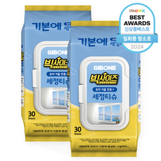 기본에 빅사이즈 유리 거울 전용 세정티슈, 2개 2팩