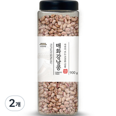 건강곡간 매화강낭콩 크랜베리빈 새알콩 통, 900g, 2개