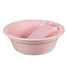 차이나다 빨래판 대야, 핑크, 1개