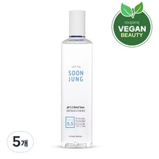 에뛰드 하우스 순정 약산성 5.5 진정 토너, 350ml, 5개