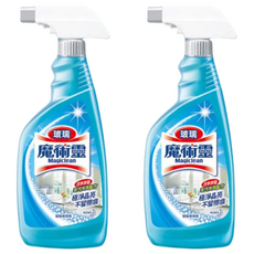 Kao 花王 Magiclean 魔術靈 玻璃清潔劑 噴槍瓶, 極淨晶亮 不留擦痕, 500ml, 2瓶