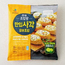 CJ씨푸드 한입사각유부초밥, 400g, 1개