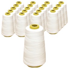 베이직 시침용 이불 실, 화이트, 20개