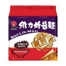 維力 炸醬麵 重量包 123g, 4包