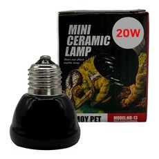 NOMOY PET 寵物迷你陶瓷加熱燈ND-13 20W, 1個, 黑色