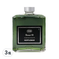 SABON 紳士沐浴油, 400ml, 3瓶