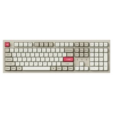 키크론 K10 MAX RGB 기계식 핫스왑 유무선 일반형 키보드, 레트로, K10M-L10, 저소음 화이트축