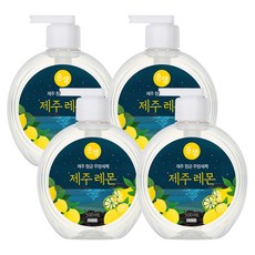 순샘 제주 레몬 항균 주방세제 용기, 4개, 500ml