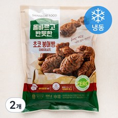 올반 초코 붕어빵 (냉동), 500g, 2개