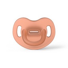 suavinex 蘇維妮 幼兒全矽膠母乳觸感奶嘴, 1個, 第1階段(0~6個月), 橘色