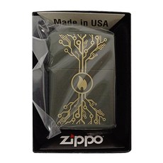 ZIPPO 防風打火機 49221 Flame Tech Design 美國製造, 57 x 38 x 13mm
