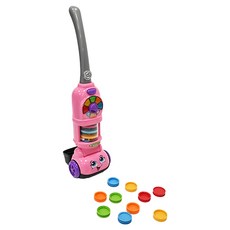 Leap Frog 走走數數吸塵器, 獨特粉色吸塵器造型設計, 練習生活自理, 聲光效果, 從遊戲中學英文, 粉色