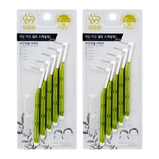 SGS 어금니용 치간칫솔 0.9mm, 5개입, 2개
