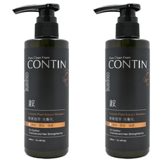 CONTIN 康定 酵素植萃洗髮乳, 溫和清潔控油 活化滋養髮根, 300ml, 2瓶
