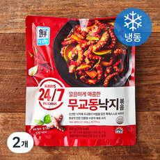 대림선 24/7 깔끔하게 매콤한 무교동 낙지 볶음 (냉동), 350g, 2개