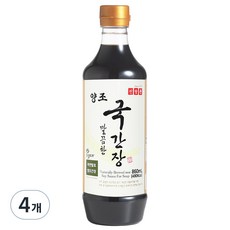 신앙촌 양조 깔끔한 국간장, 860ml, 4개