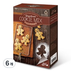 브레드가든 진저브레드 쿠키 믹스, 270g, 6개