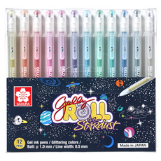 GELLY ROLL 櫻花星座亮彩筆12色 - 兒童安全無毒亮彩筆, 12色