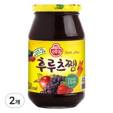 오뚜기 후르츠쨈, 500g, 2개