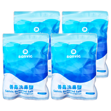 sanvic 善維 善鼻 洗鼻鹽 洗鼻瓶專用, 4袋