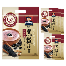 QUAKER 桂格 每日營養穀珍黑穀珍寶, 27g, 10包, 6袋